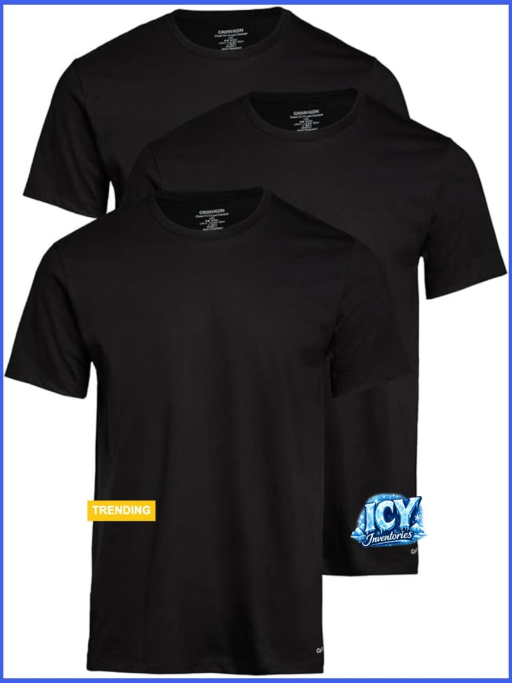 100% Cotton 3-Pack Undershirts, Lightweight Tank Top - Picture 1 of 6